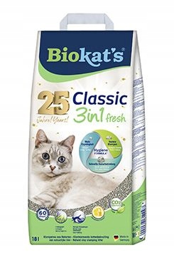 Levně Podestýlka Biokat´s Classic Fresh 18l