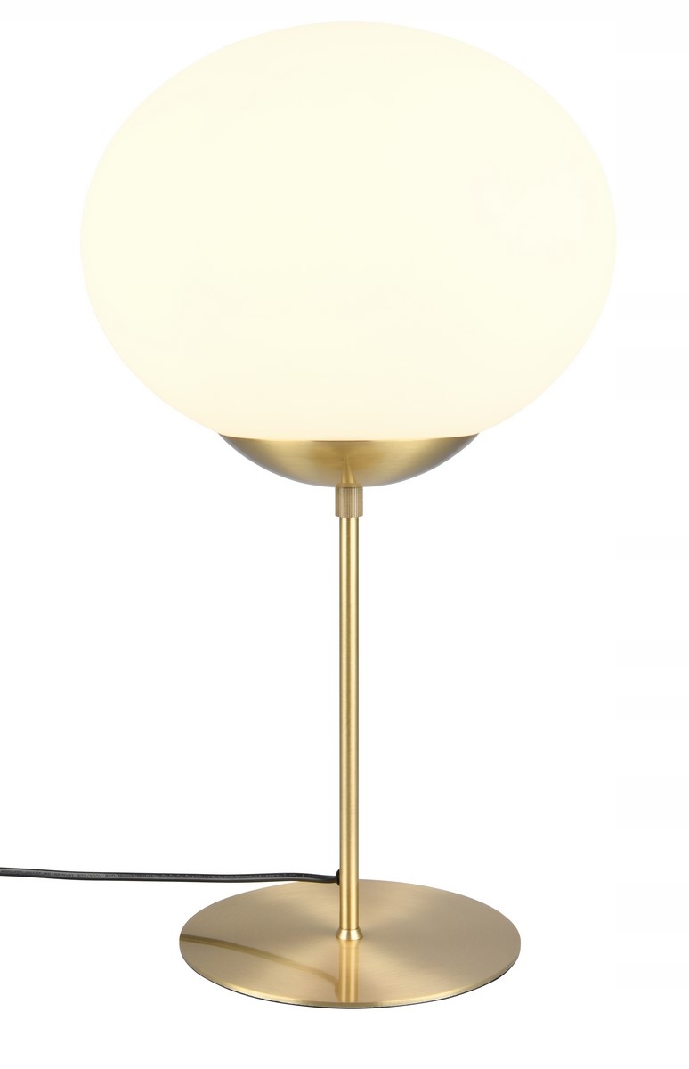 Trio Stolní lampa Fomento Minimalistická bílá koule 1xE27 15W