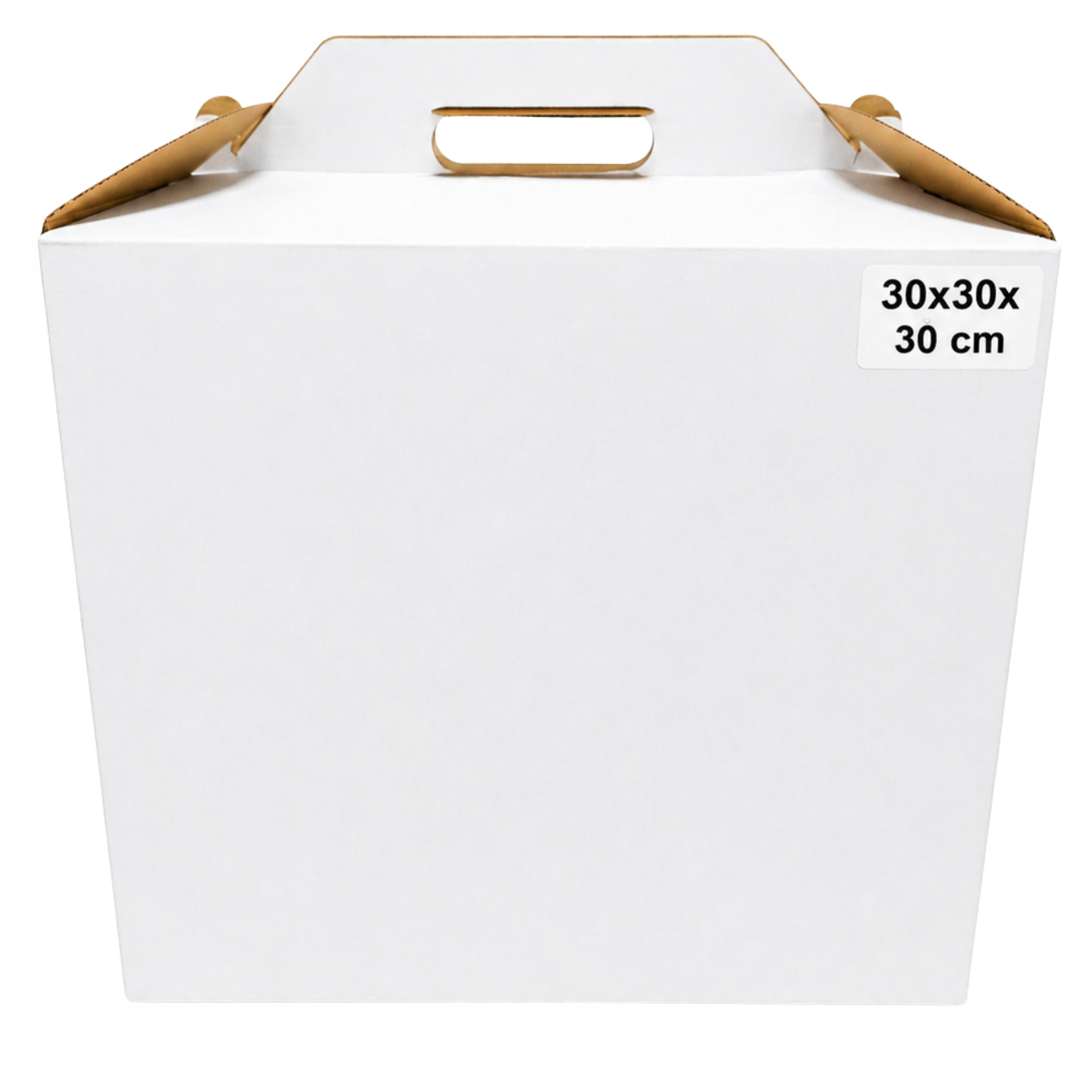 Pudełko na Tort 30x30x30 Karton Cukierniczy Box z Uchwytem
