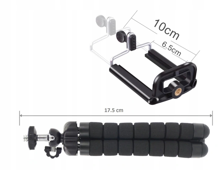 ELASTYCZNY UCHWYT NA TELEFON DO TELEFONU SELFIE STATYW TRIPOD Marka retoo