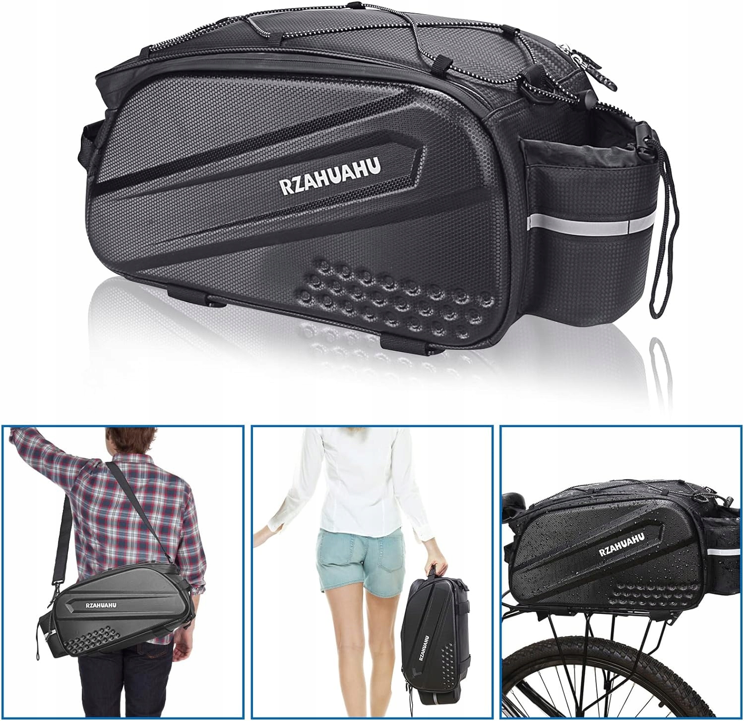 TORBA ROWEROWA ZADUPEK KUFER SAKWA NA SIEDZENIE TYŁ SIODŁO WODOODPORNA 10L Pojemność 10 l