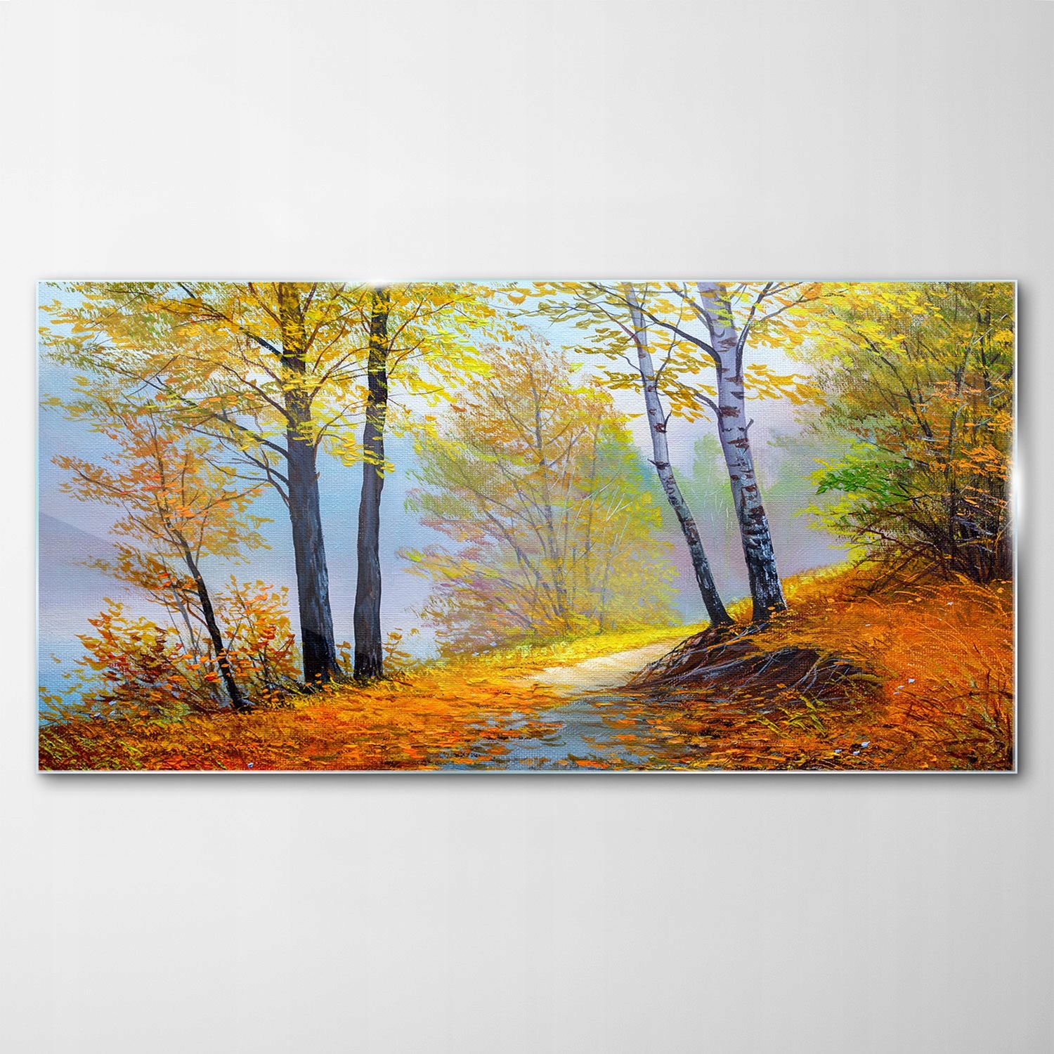 

Obraz na Szkle Dekor Krajobraz Drzewa Las 140x70