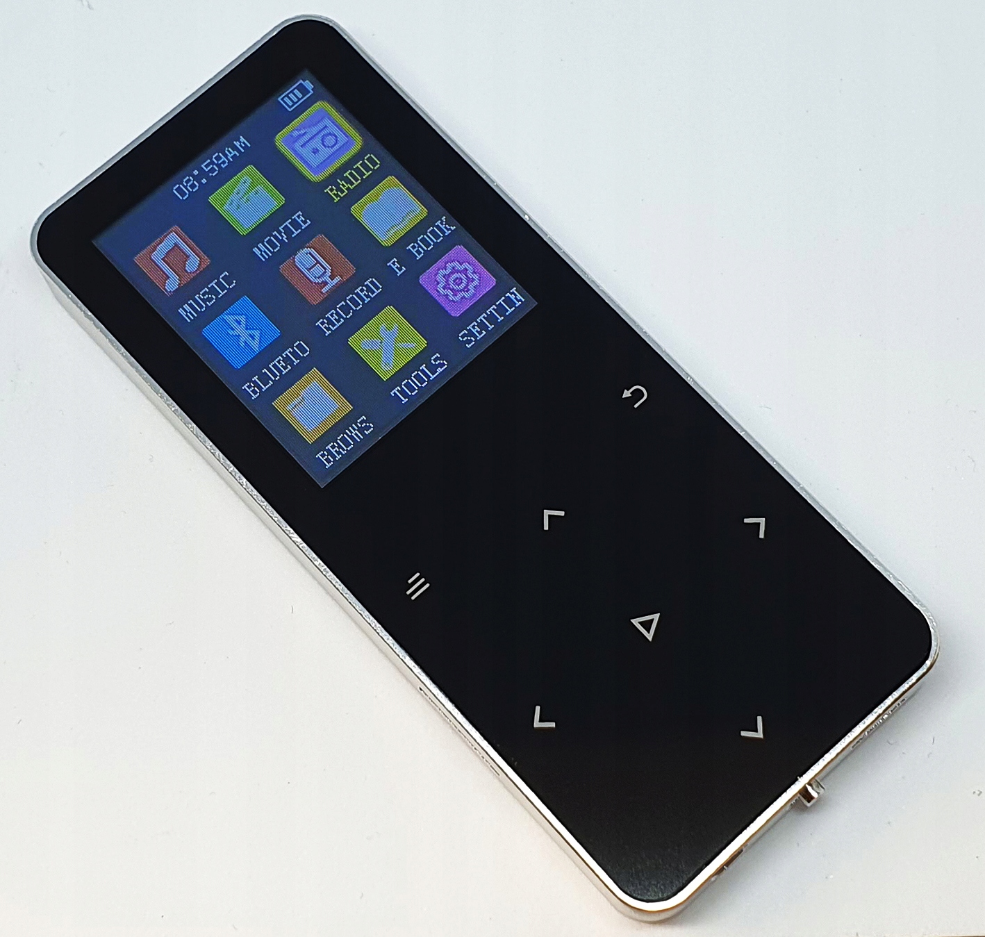 Odtwarzacz MP4 T5 8GB bluetooth głośnik MP3 niebieski Model T5