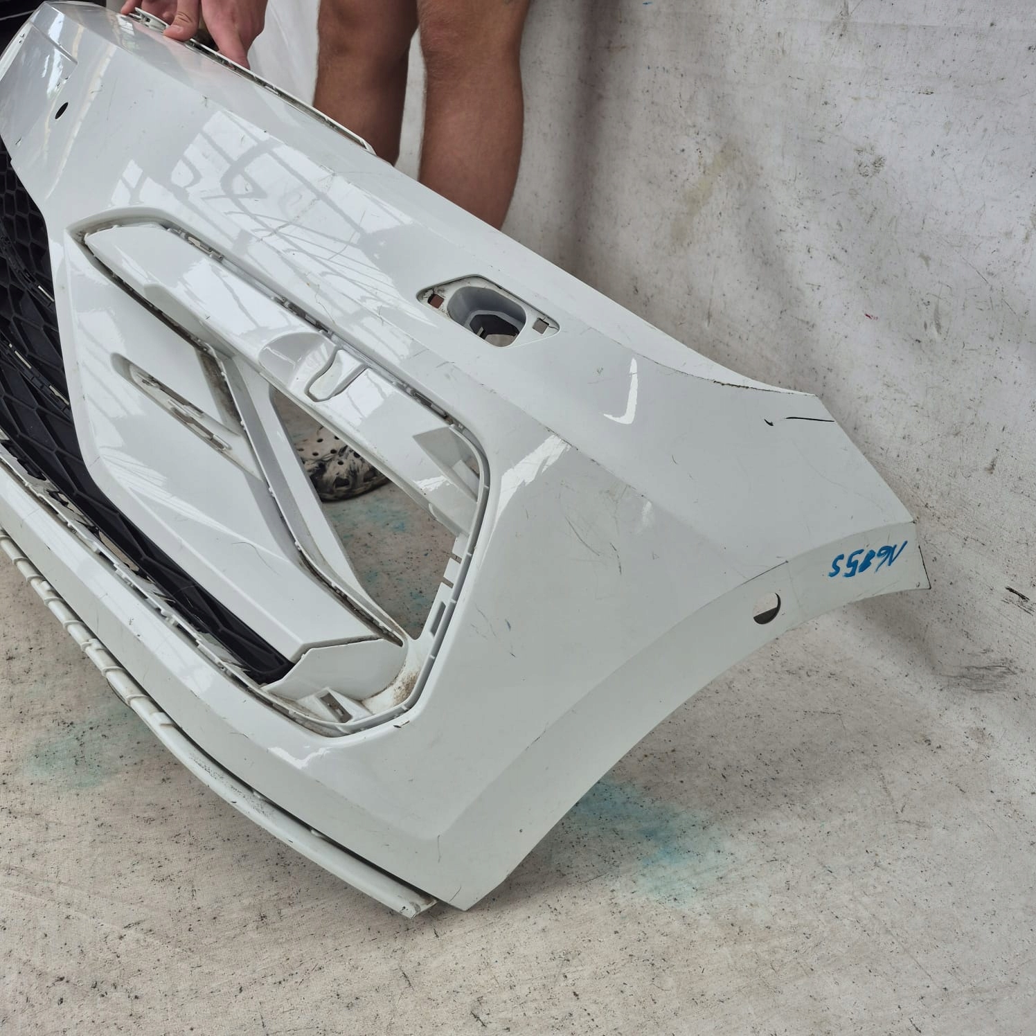 VW TOURAN II 2 R-LINE 15-> bumper front front washer PDC
