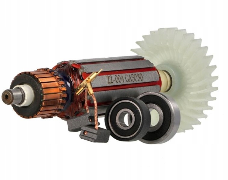 Wirnik do Makita szlifierka GA5030 GA4530R GA5030R komplet łożyska szczotki