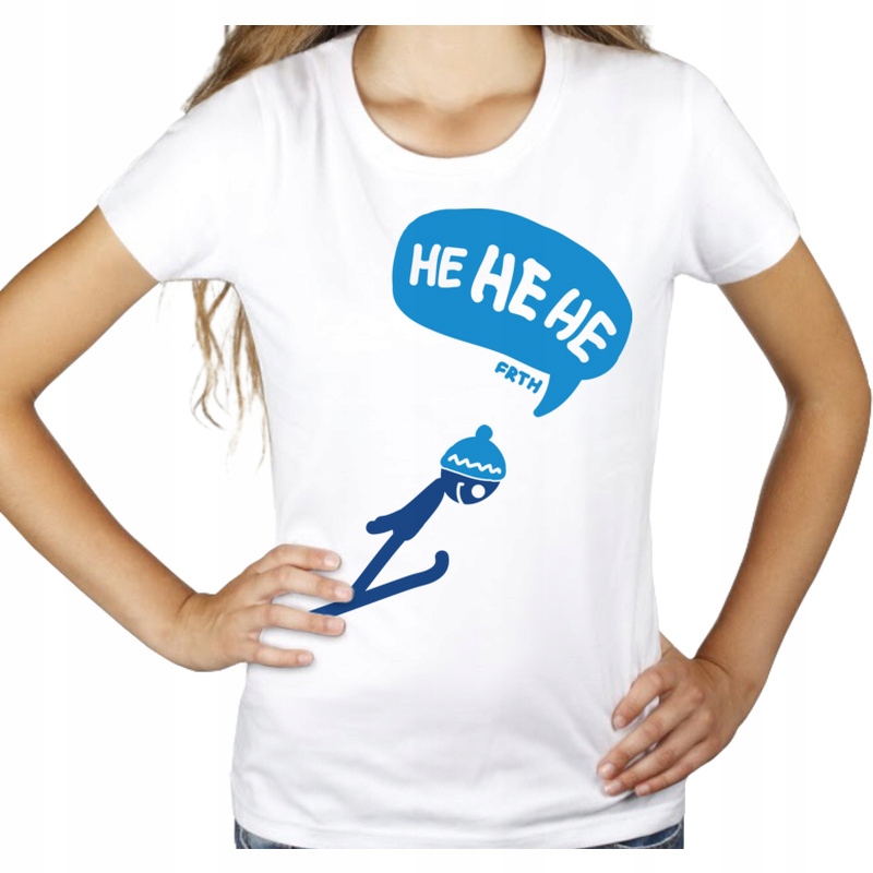 

He Skoki Narciarskie Koszulka damska