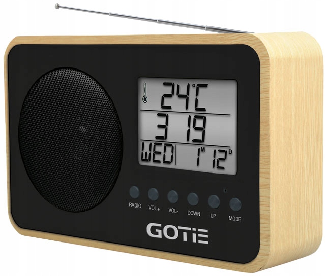 

Radio Kuchenne Zegar Budzik Kalendarz Termometr
