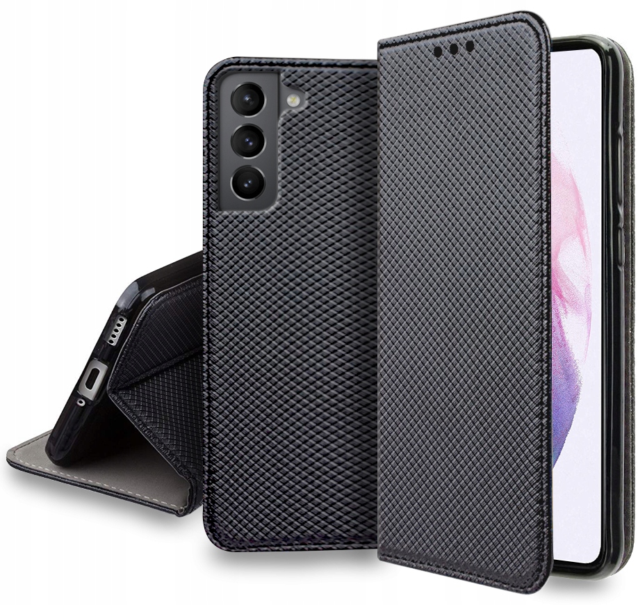 

Etui do Samsung S21+ Plus Smart Magnet Case +Szkło