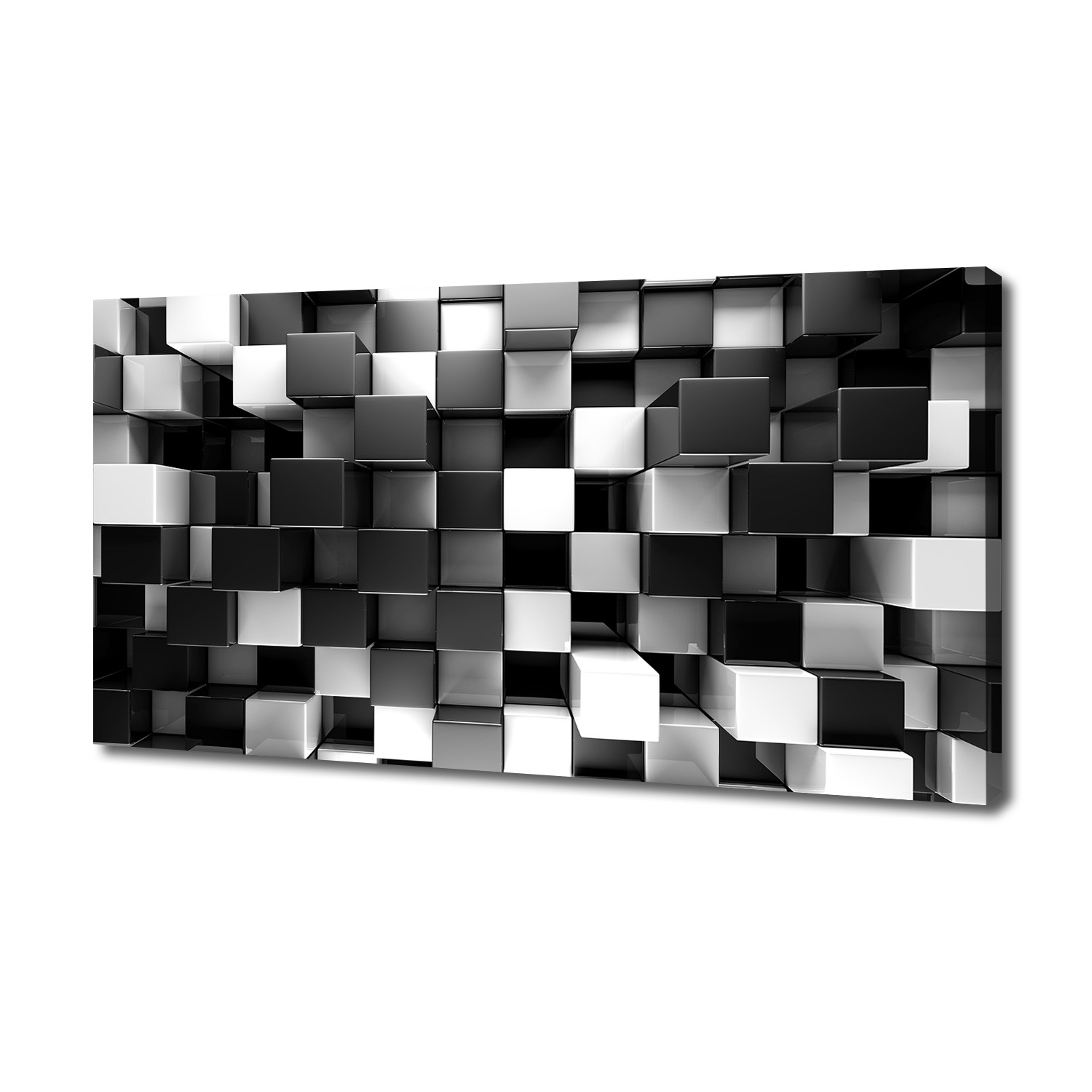 

Foto obraz na płótnie Abstrakcja kostki 140x70 cm