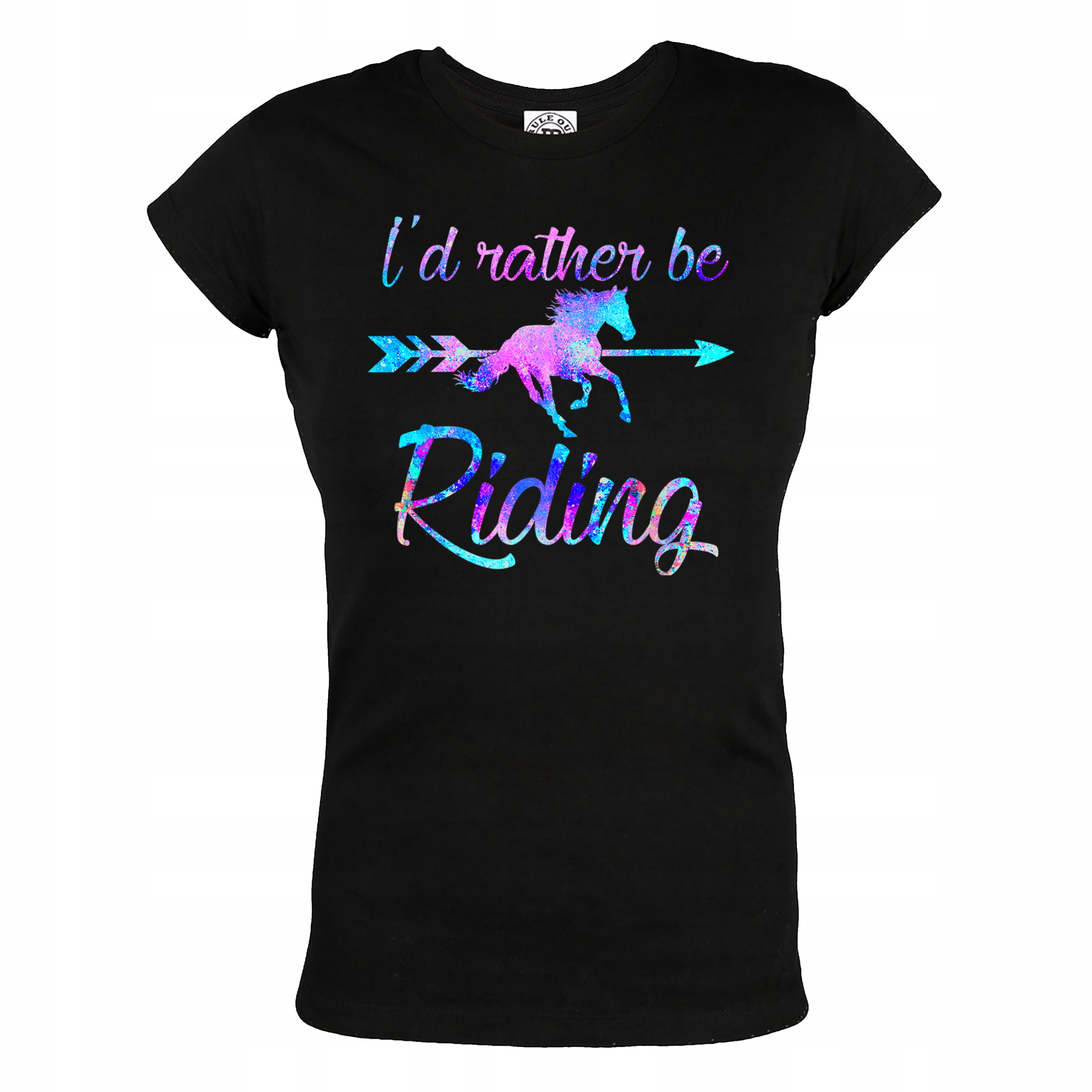 

Damska Koszulka Z Koniem Jeździecka Koń Riding