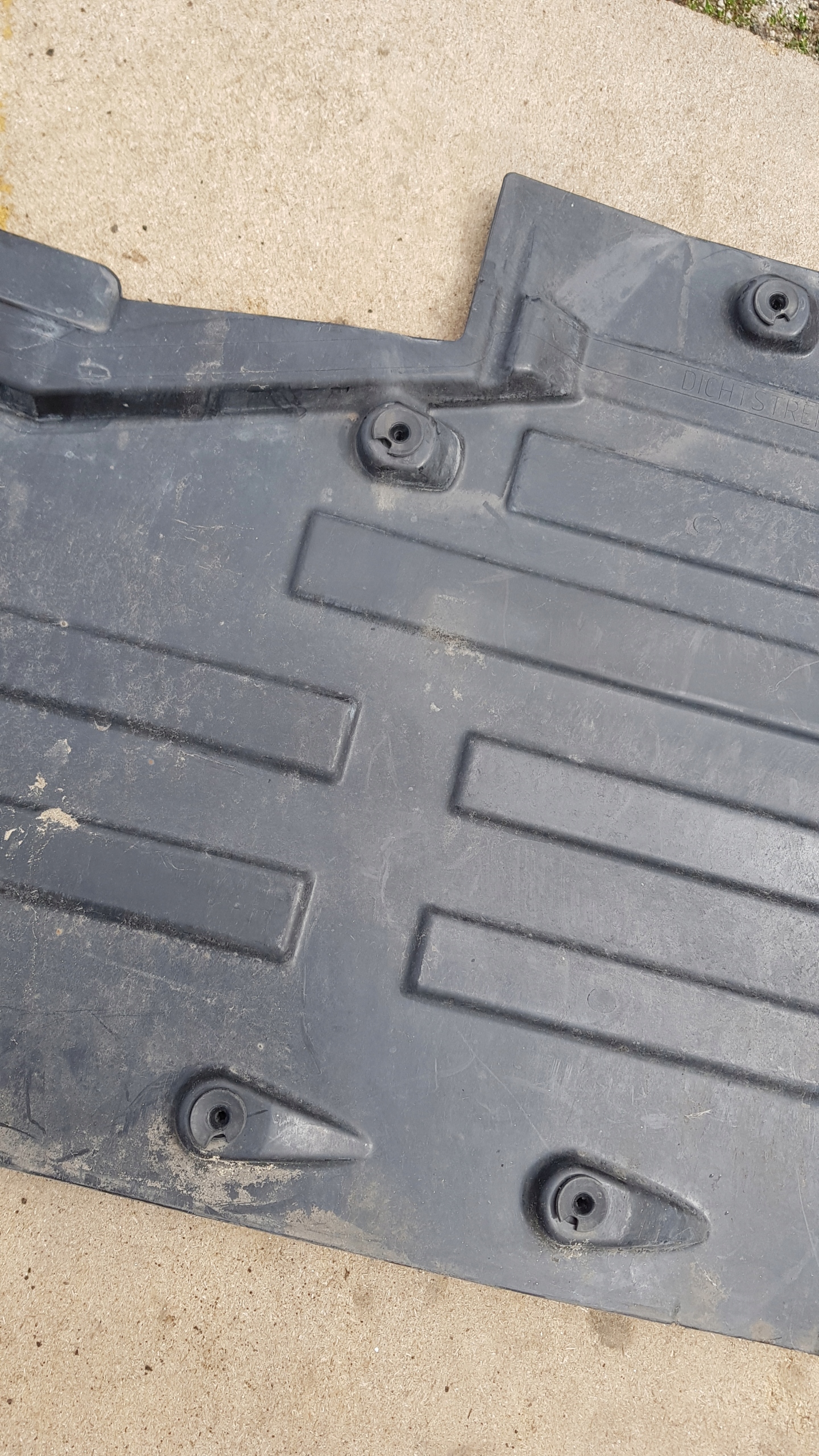 AUDI A8 D3 Blende Abdeckung Unterfahrschutz 4E0825205B