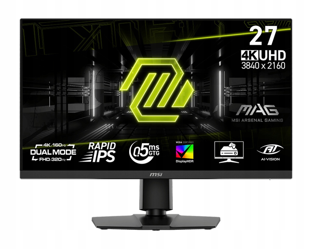 Msi MAG/272URDF E16/27"/IPS/4K UHD/320Hz/0,5ms/Čierna/3R