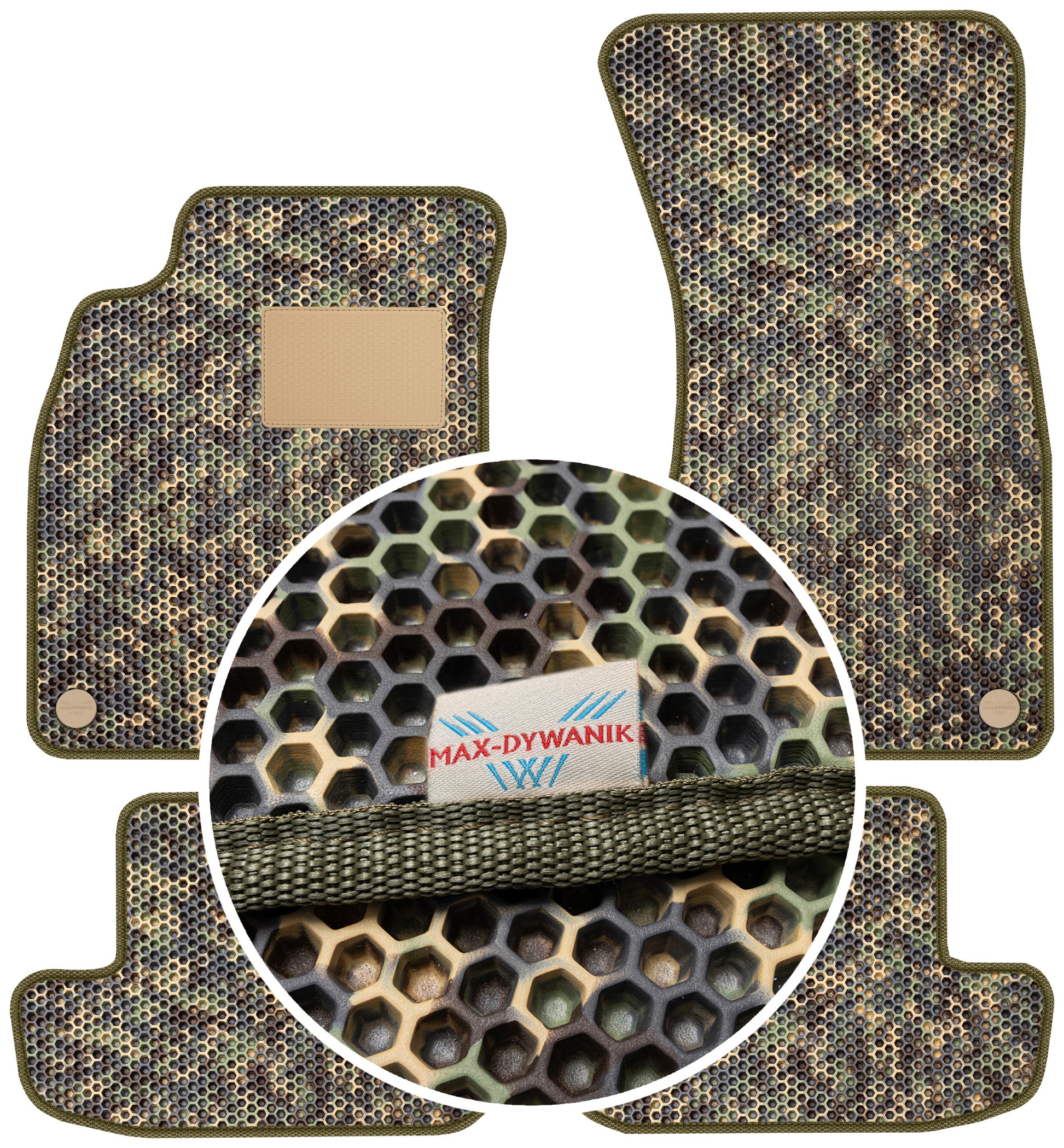 Audi A5 Coupe 2007-2016 Gumové rohože do auta Eva Moro