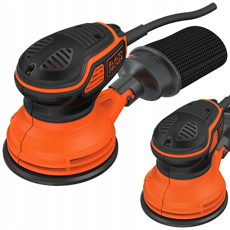Szlifierka mimośrodowa do drewna, metalu, Pvc 240W Black & Decker KA199