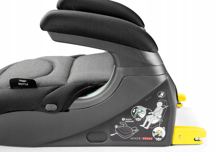 PegPerego Viaggio Shuttle I-Size Fotelik Samochodowy 15-36 kg Crystal Black Marka Peg-Perego