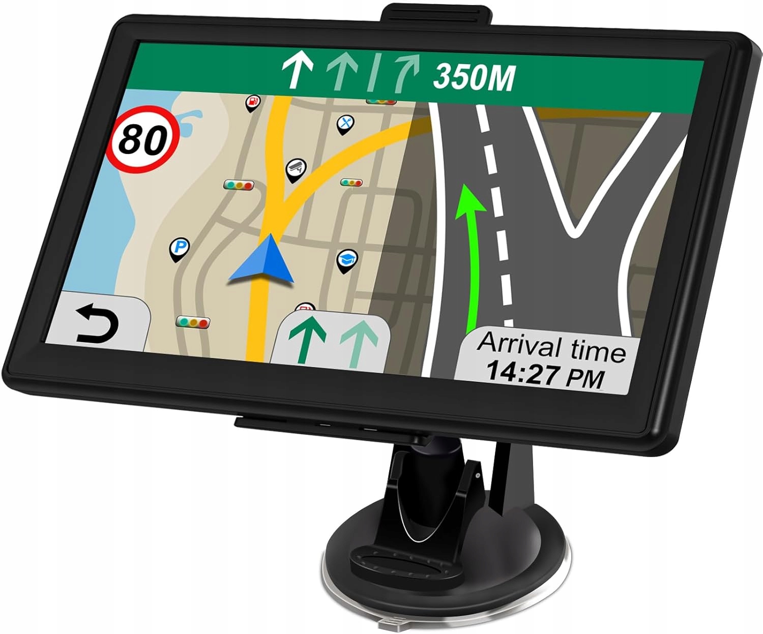 Nawigacja samochodowa Gps dla Ciężarówek 7Cali Ekran Obsługuje map Europy