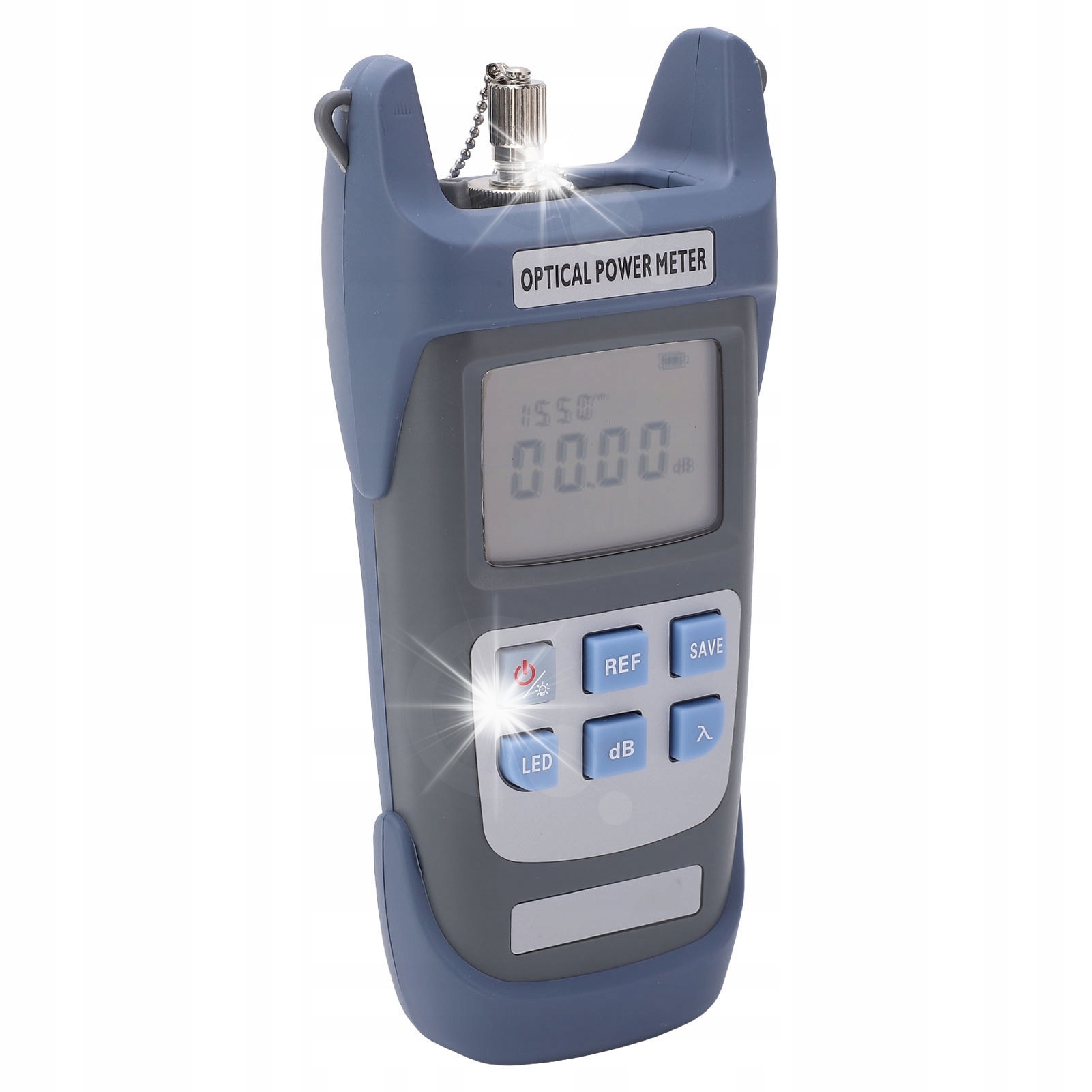 MIERNIK MOCY OPTYCZNEJ TESTER ŚWIATŁOWODÓW 850-1650nm + LED