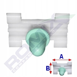 

Spinka mocowania listew boczych Bmw E39 x10szt