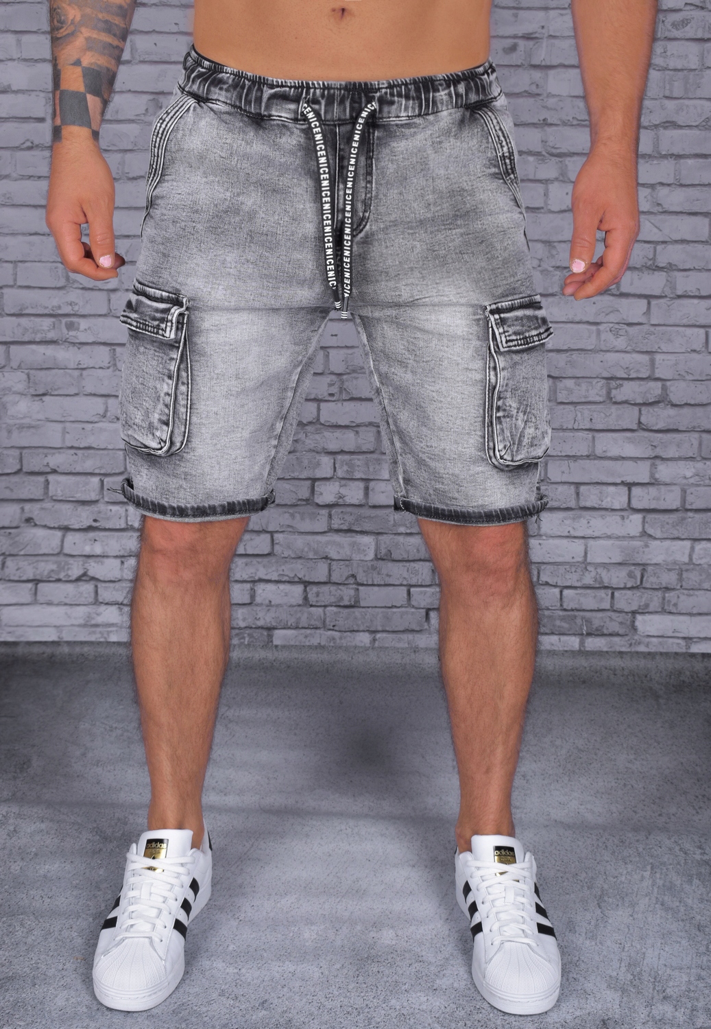 KRÓTKIE SPODENKI MĘSKIE ELASTYCZNE WYGODNE BOJÓWKI Marka inna