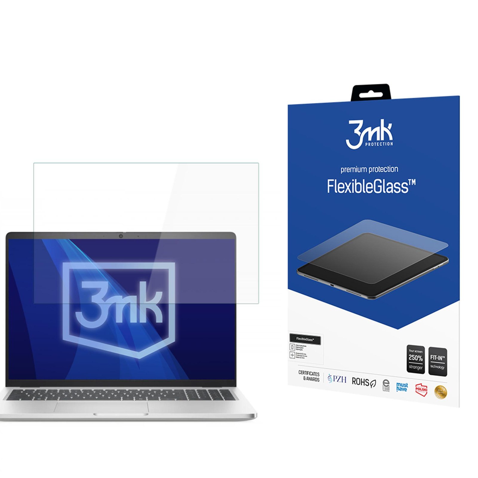 Hybridní Sklo pro Dell Pro 16 Plus – až 17" 3mk FlexibleGlass