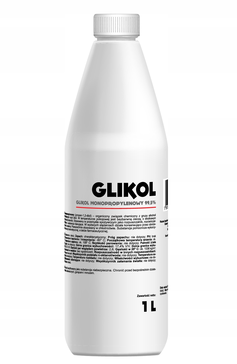 

Glikol Monopropylenowy Czysty 99,5% Pg 1L