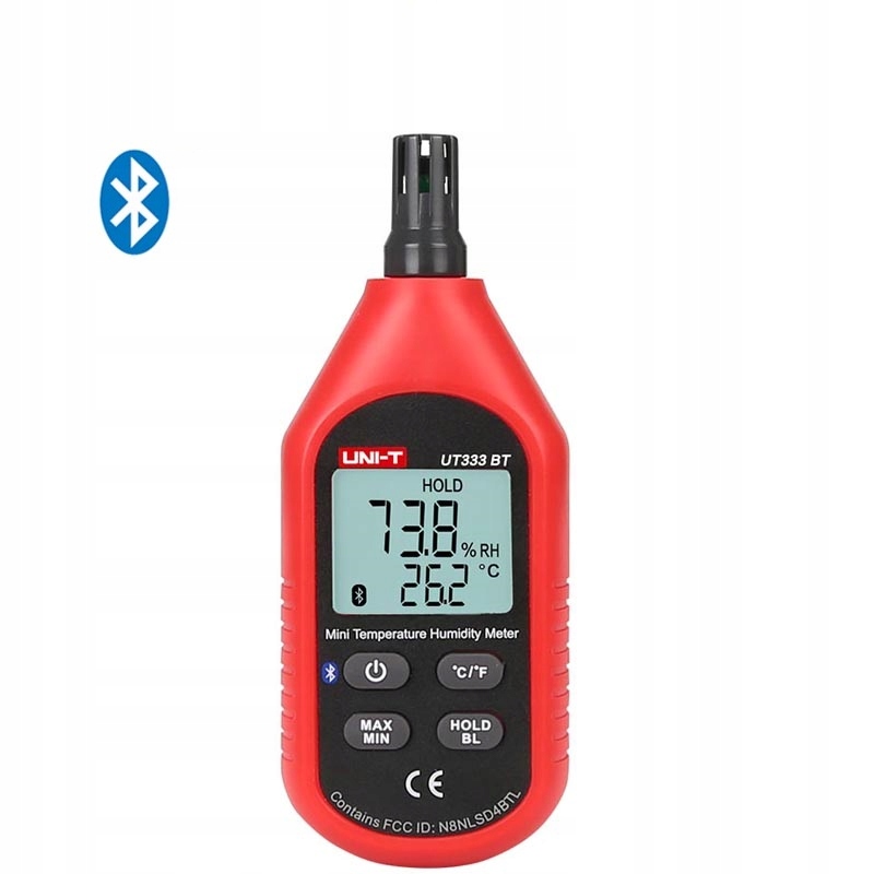 Měřič vlhkosti teploty UT333BT bluetooth