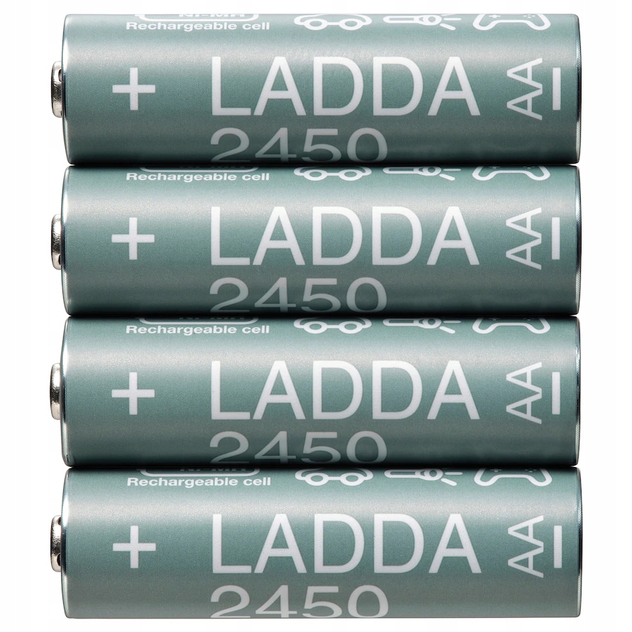 

Ikea akumulatorki Ladda 2450mAh Aa 4 sztuk HR6 R6
