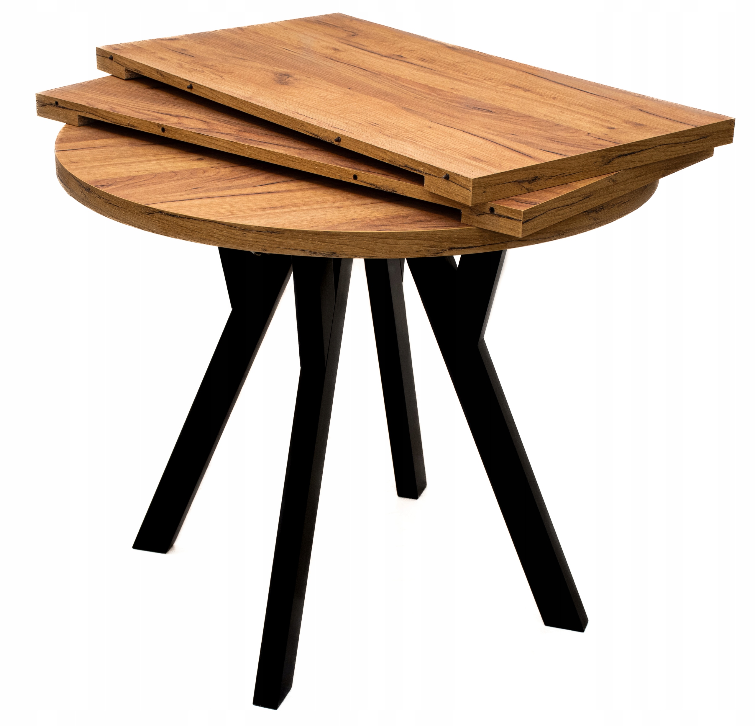 stół okrągły fi 90 cm rozkładany do 190 cm JAGA