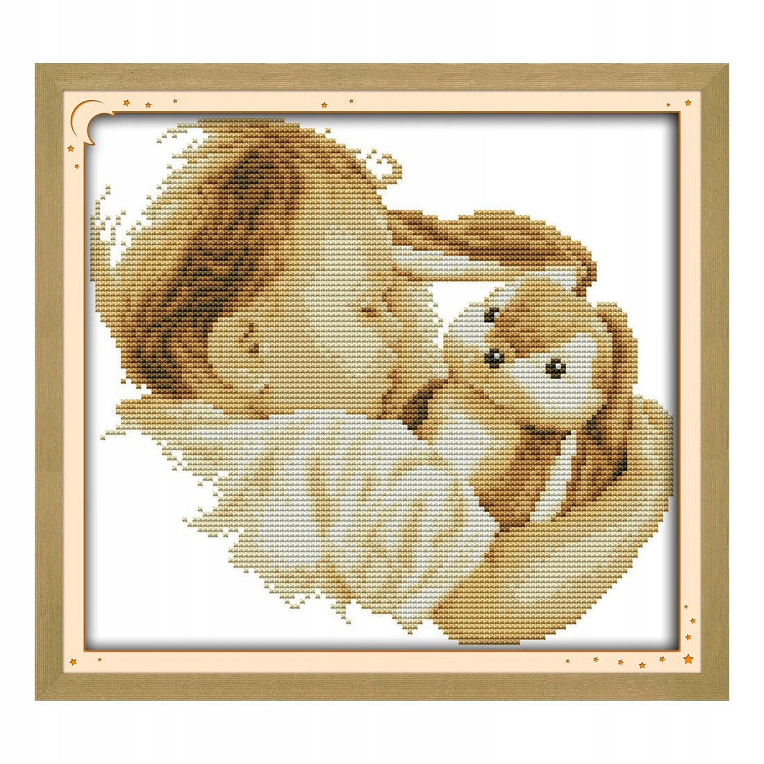 Křížková výšivka počítaná sada (kanva, mulina)