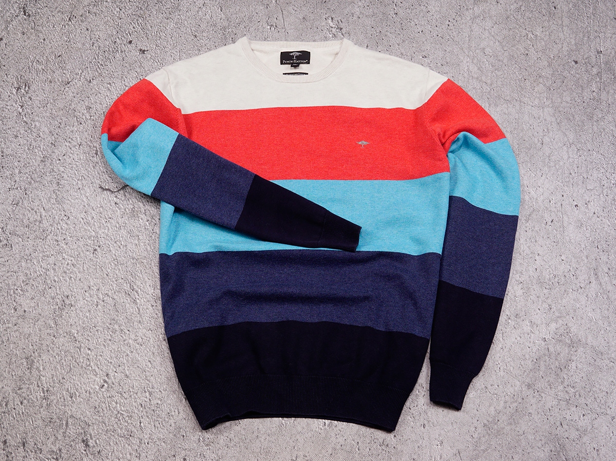 FYNCH-HATTON _ SWETER _ XL _ MEN _ 2023 100% BAWEŁNA Marka Fynch-Hatton