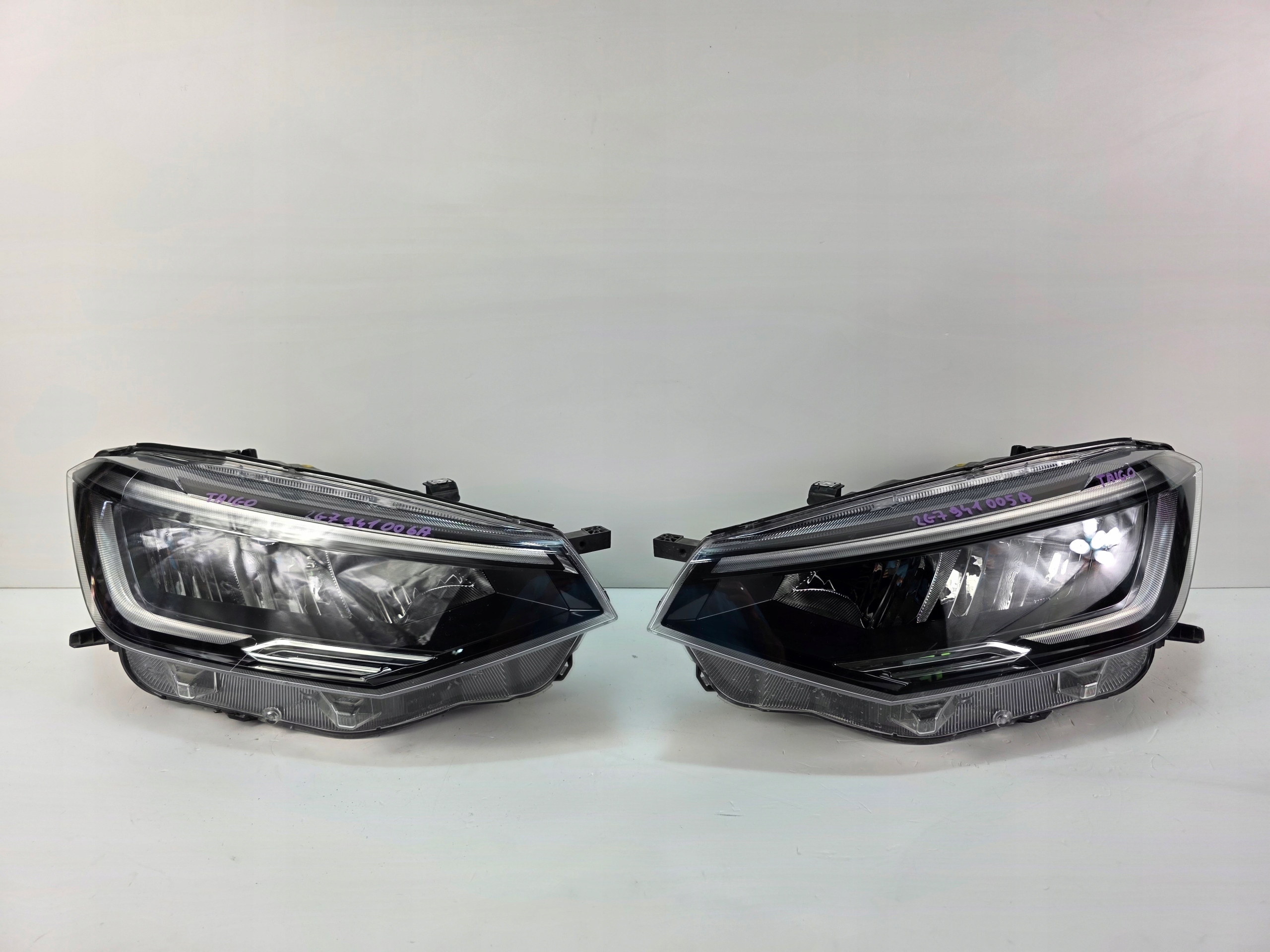 lights front FULL LED VW TAIGO 2G7 LIFT 2G7941006A 2G7941005A