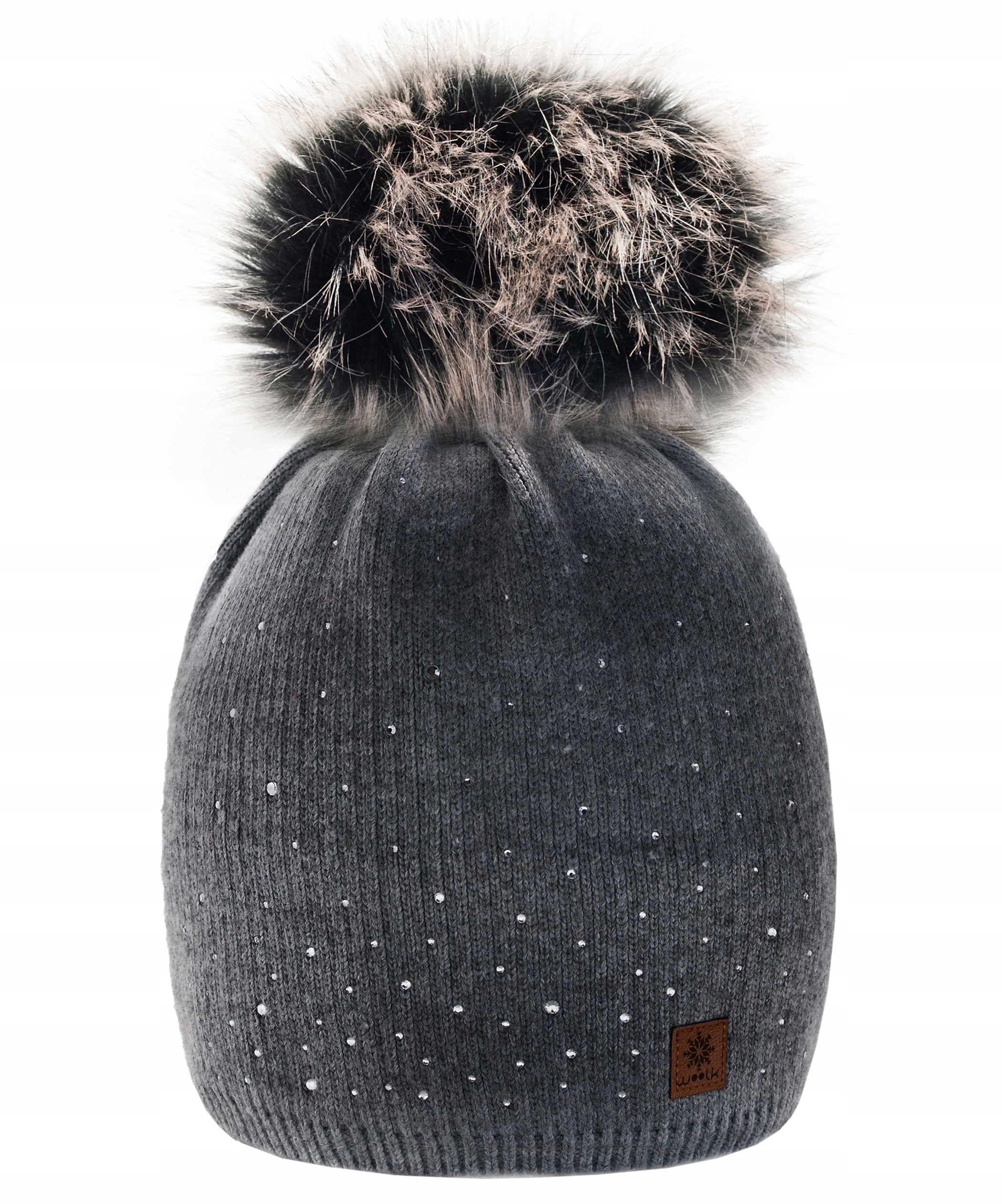 

Zimowa Czapka Ciepła pompon i polar Woolk Verona