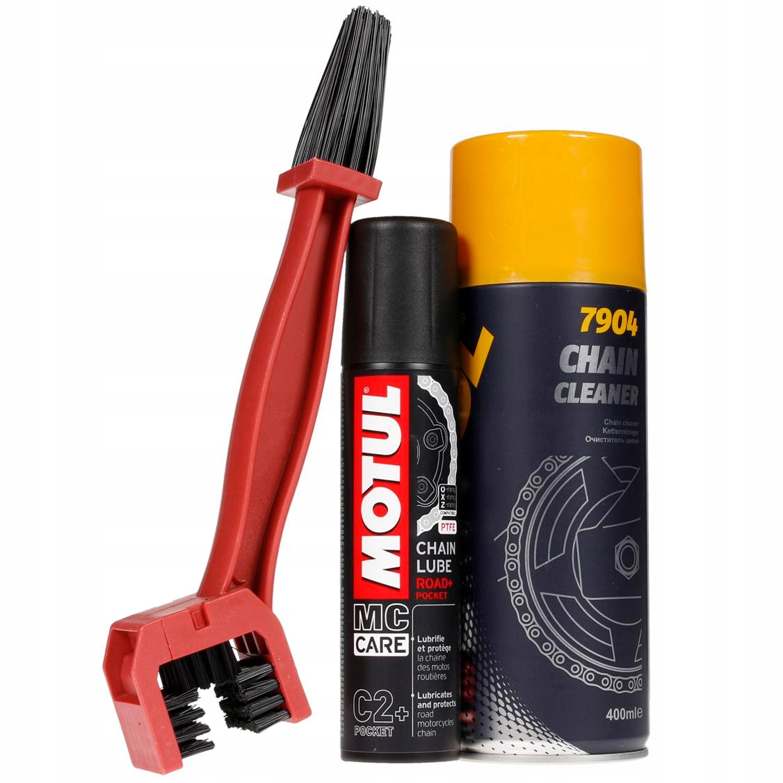 

Zestaw Do Czyszczenia Łańcucha Motul Mannol Kpl