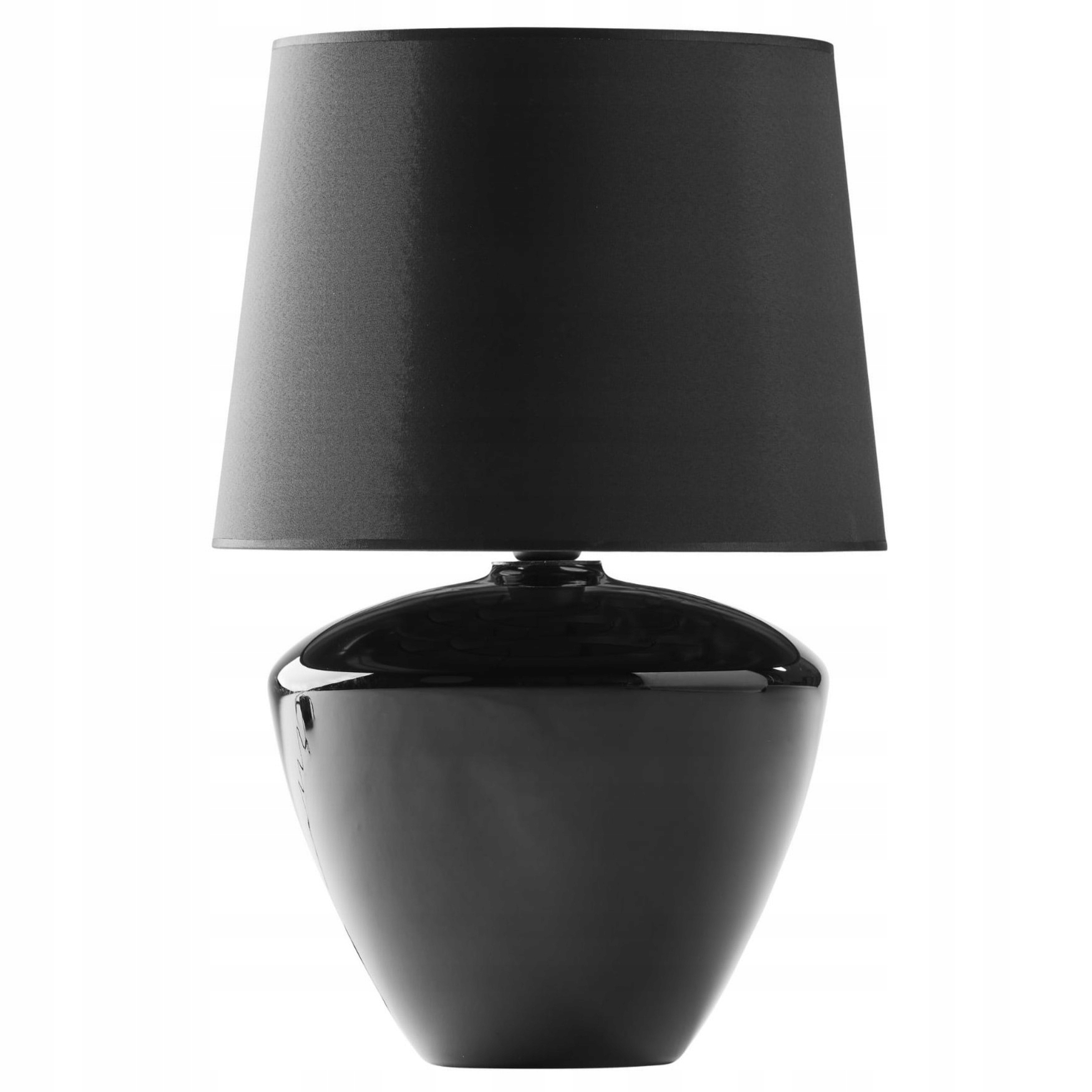 Čierna stolová lampa na stôl, skrinku do obývačky, spálne, moderná Fiord