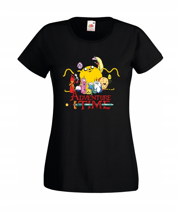 

L Koszulka Damska Adventure Time Przygoda Wzór