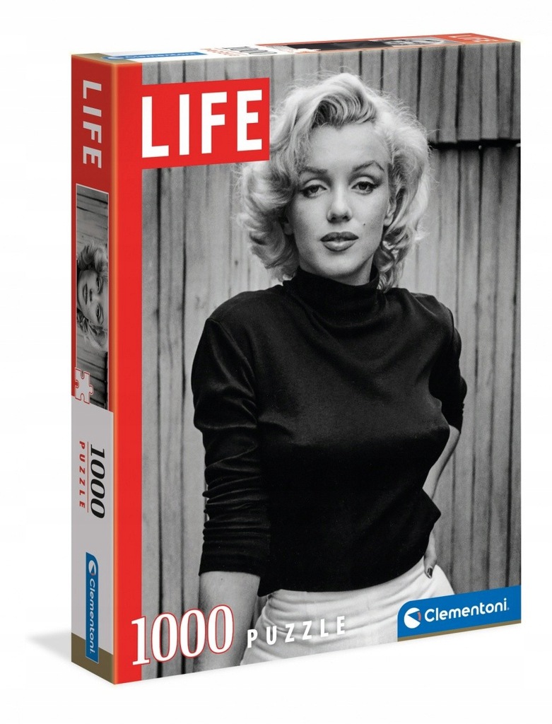 

Puzzle 1000 elem. Life Marilyn Monroe Clementoni