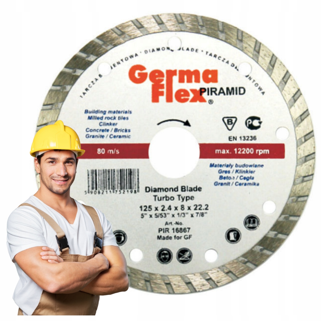 

Tarcza Diamentowa do Betonu Turbo 125 mm