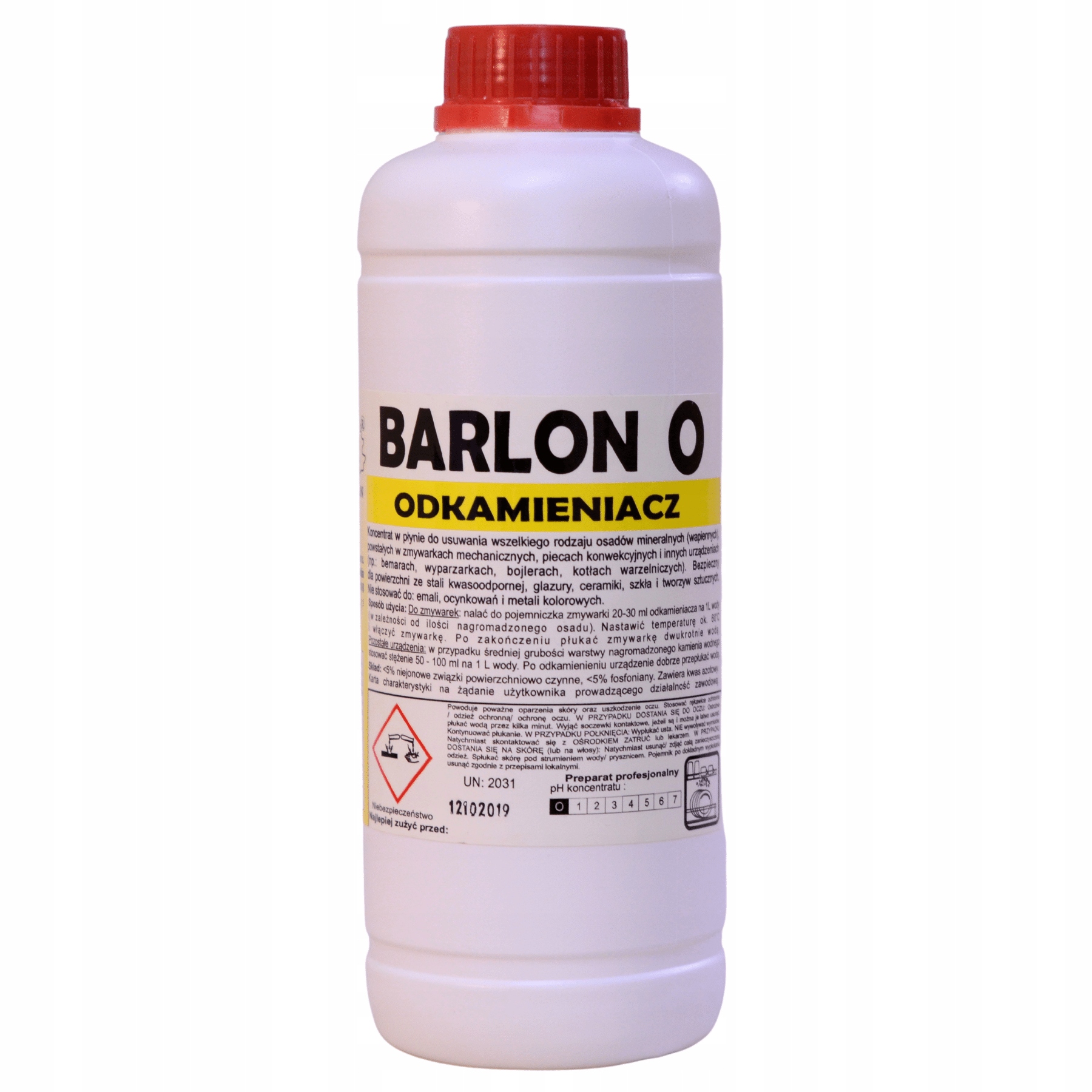 

Odkamieniacz do zmywarki koncentrat Barlon O 1 L