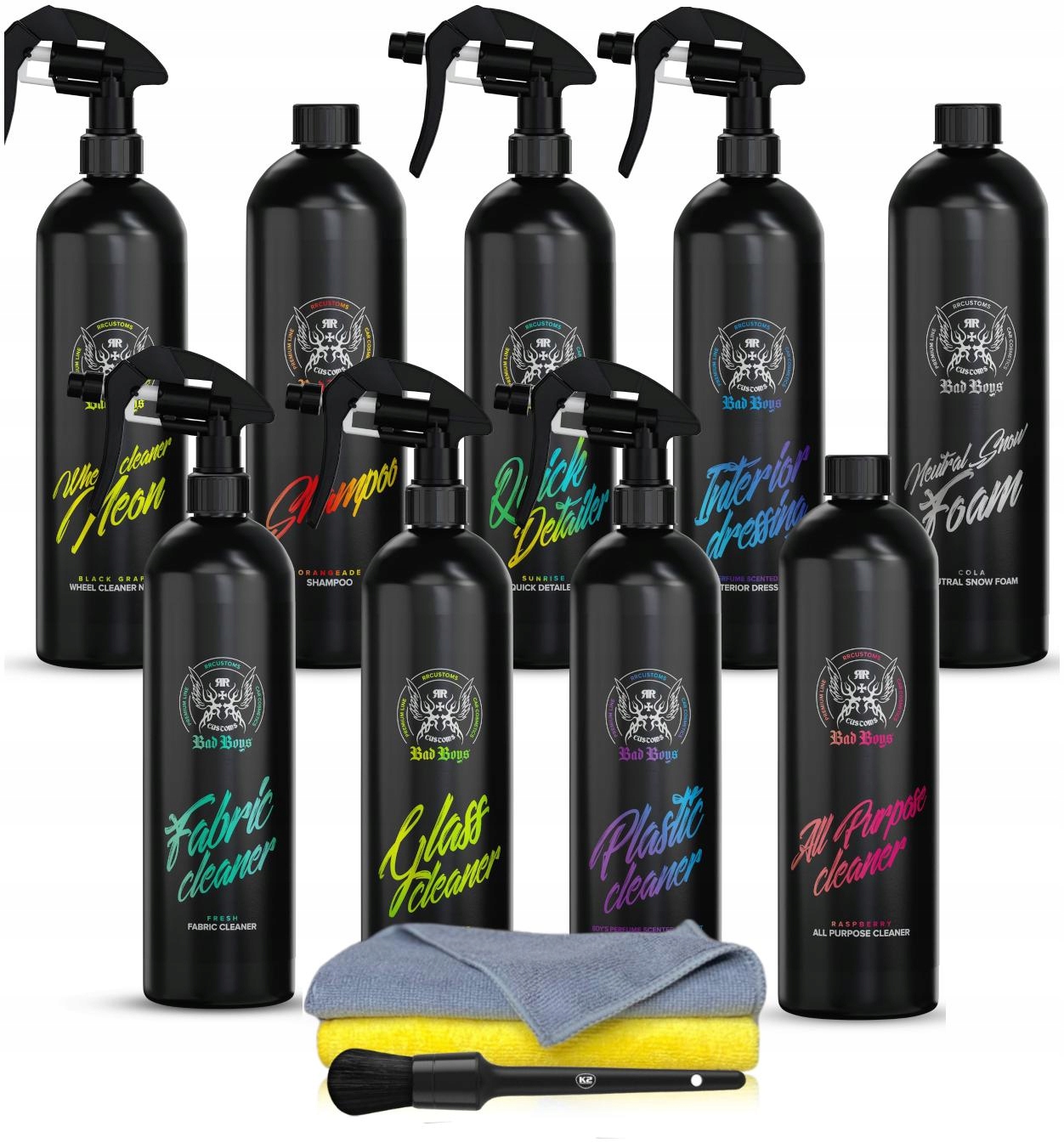 RR Customs RRC Bad Boys Mega Zestaw Kosmetyków Do Auta Detailing Prezent