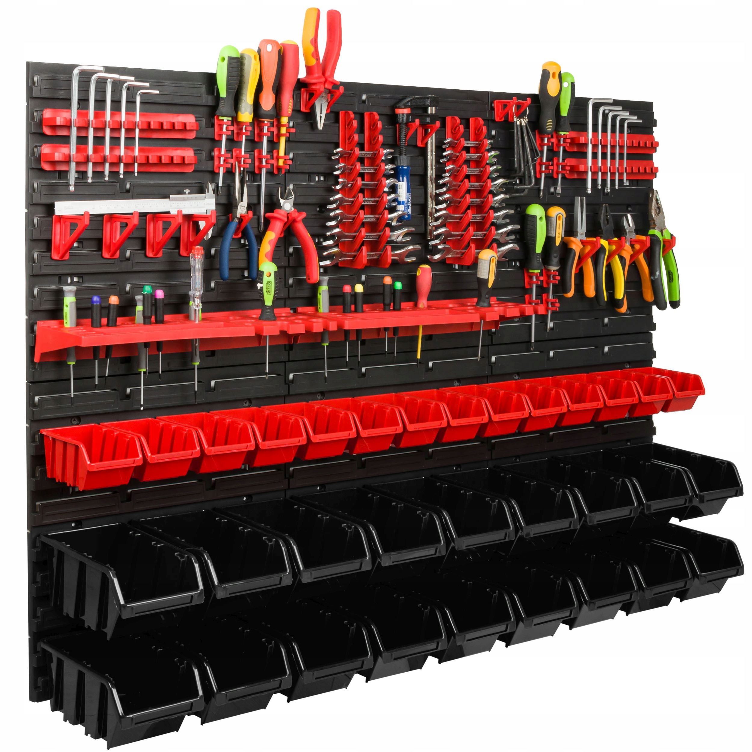 

Tablica narzędziowa warsztat 117x78 cm +32 Kuwet