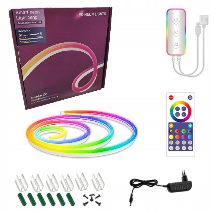 Taśma LED RGB-IC Bluetooth z pilotem RegMag 5–10 m – Najważniejsze właściwości
