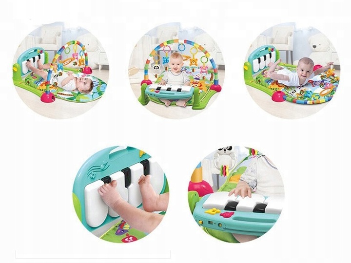 DUŻA MATA EDUKACYJNA Z PIANINKIEM 3w1 INTERAKTYWNA Głębokość produktu 60 cm