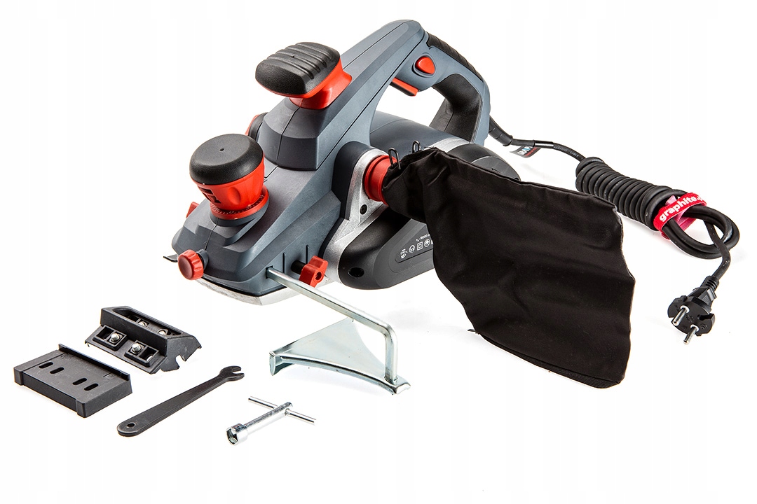 Strug elektryczny 1300W, głębokość 3.5 mm, szerokość 110mm Graphite