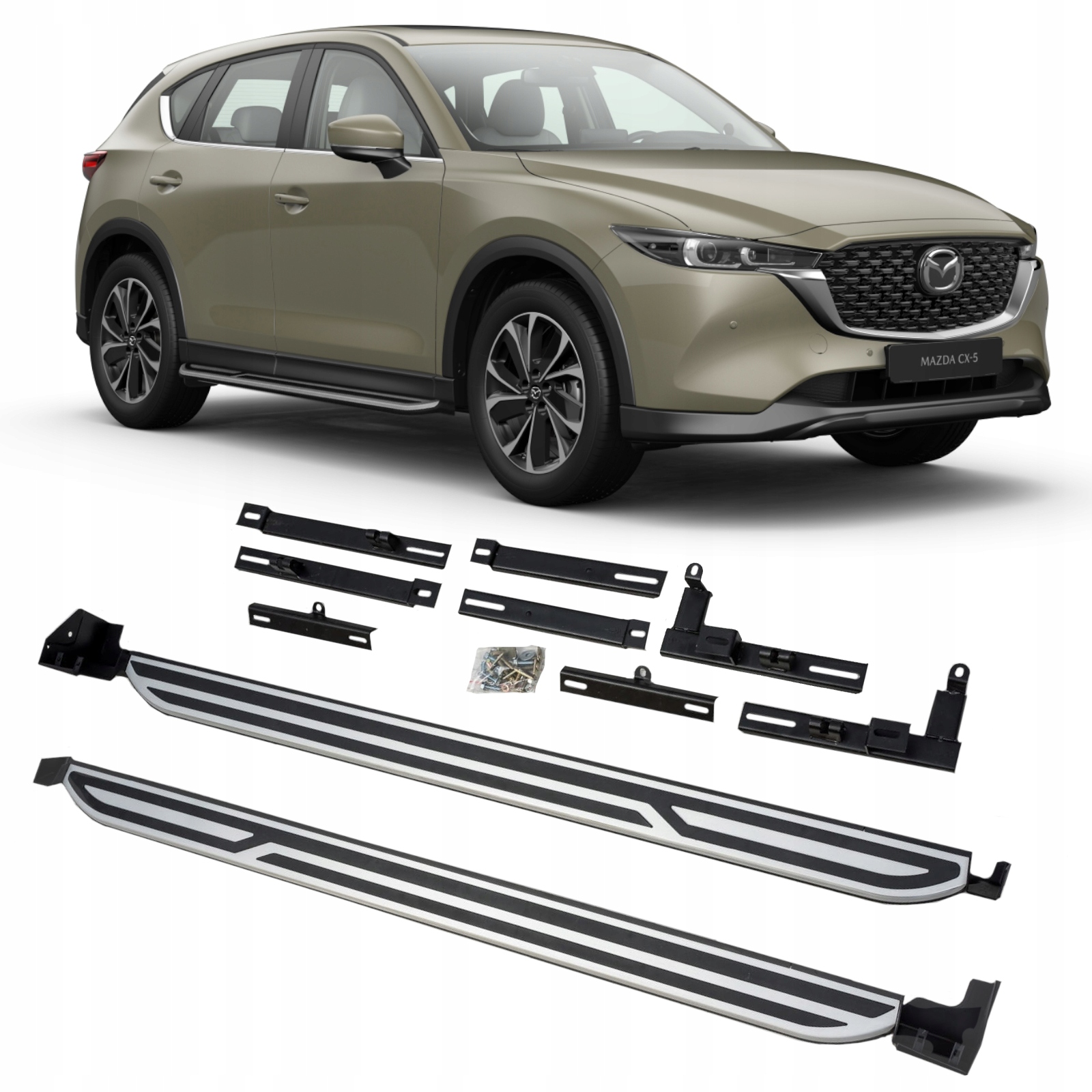 MAZDA CX-5 II KF 2017+ STOPNIE BOCZNE PROGI SAMOCHODOWE