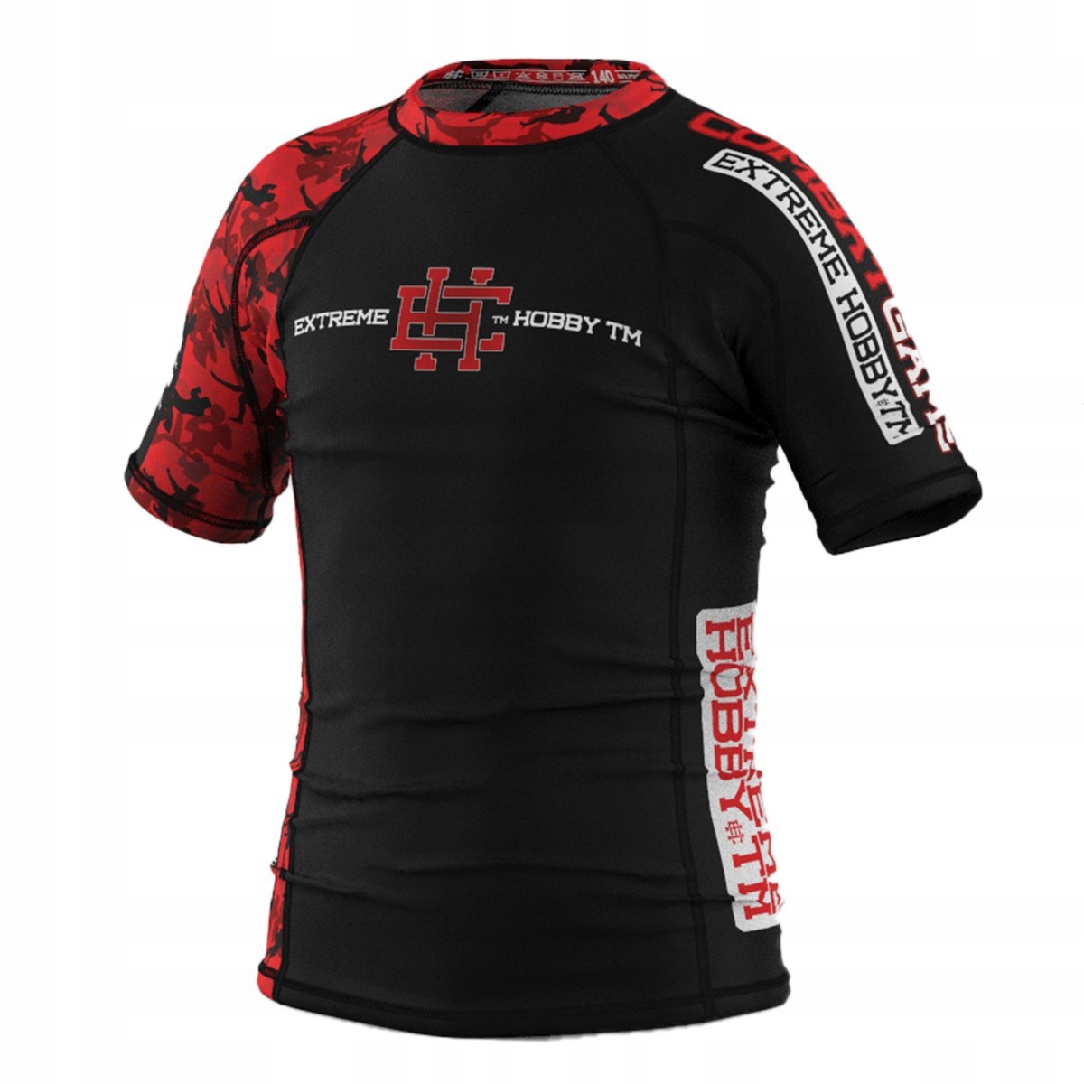 Rashguard dziecięcy krótki rękaw Red Warrior 104 Extreme Hobby