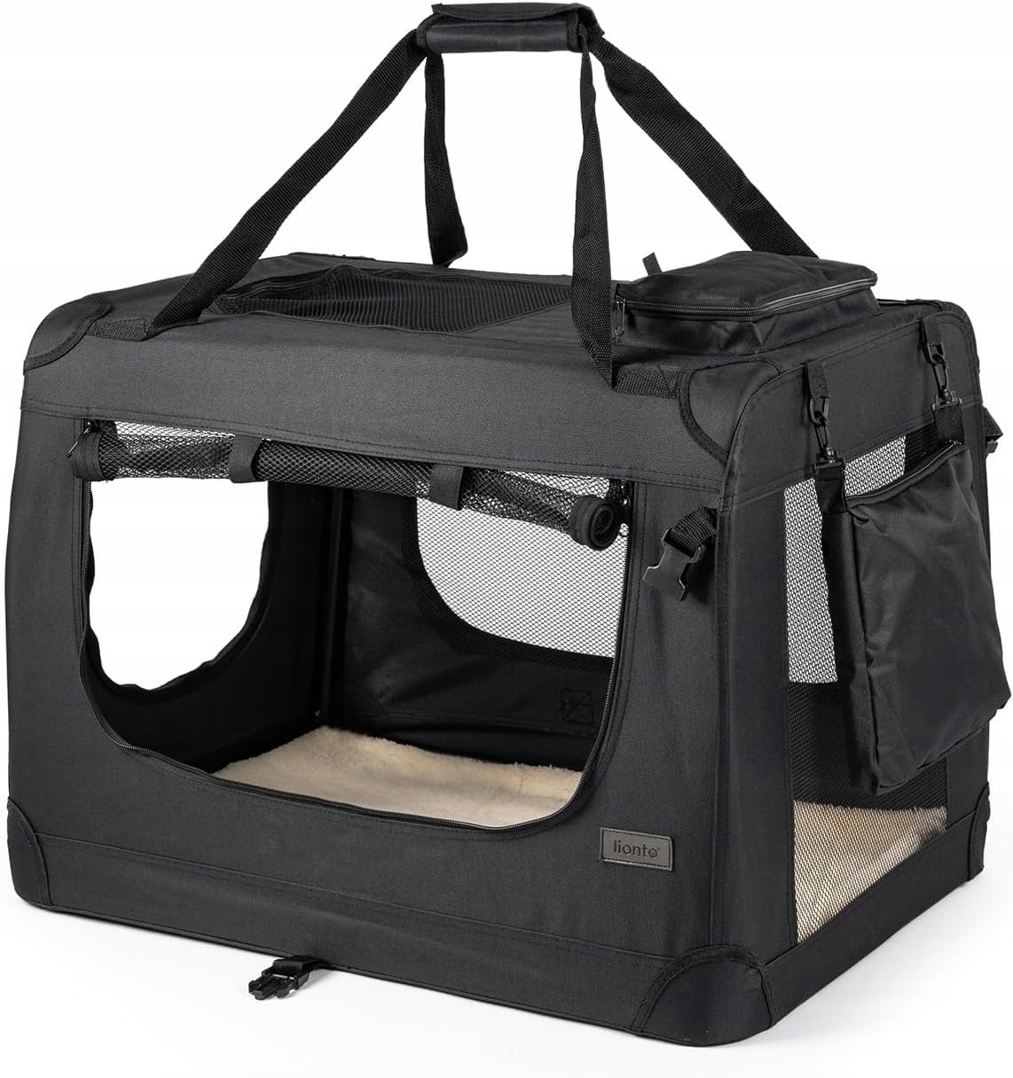 Lionto Składany Transporter Torba Transportowa dla Psa Kota L 70x52x50 CM