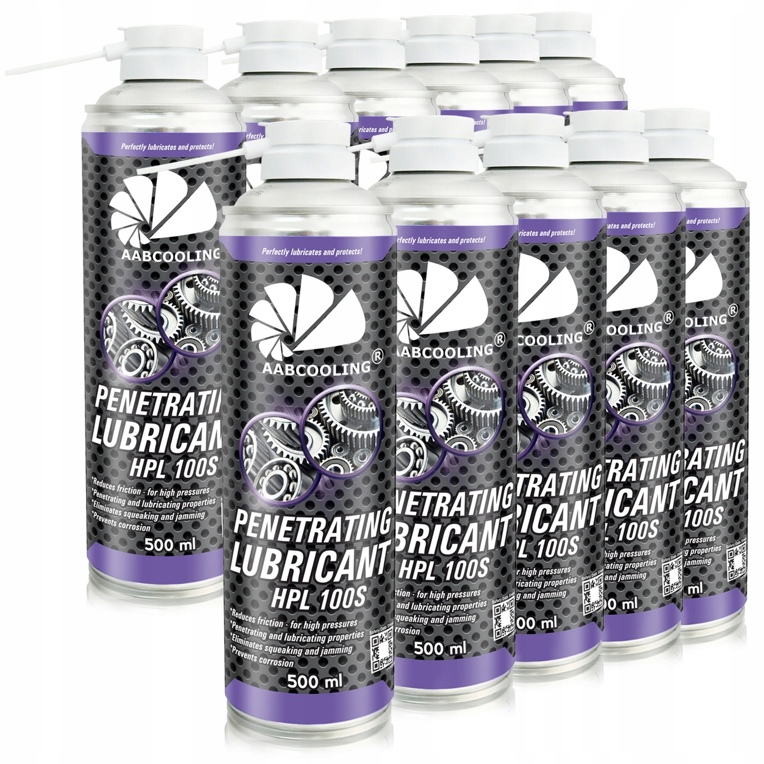 Univerzálny Mazivo Moto 11X 500 ml, Nesteká, Priľnavosť K Reťazu Spray