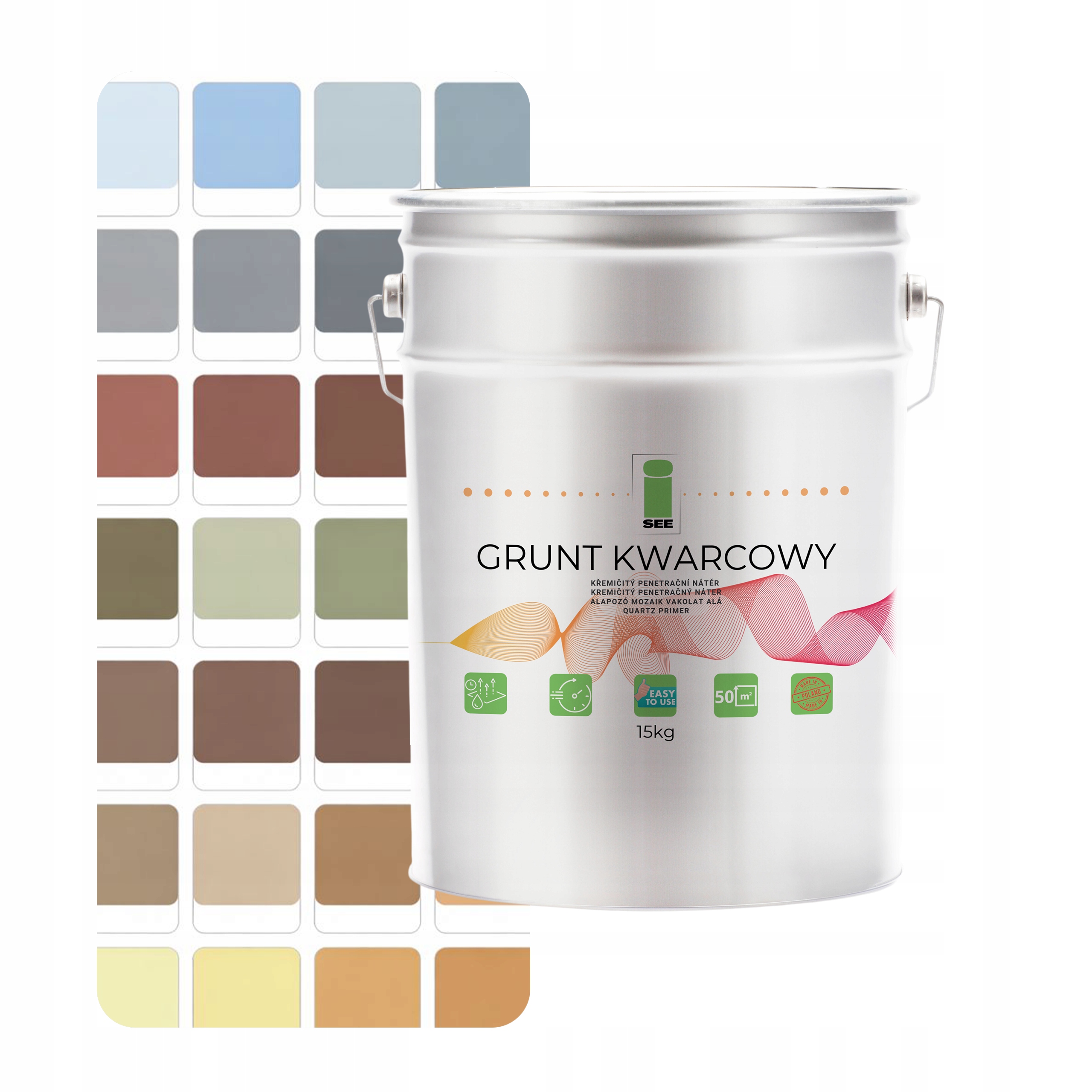 Křemenný Podklad Pod Silikonovou Omítku 15 Kg 35 Barev Pod Omítkovou Barvu