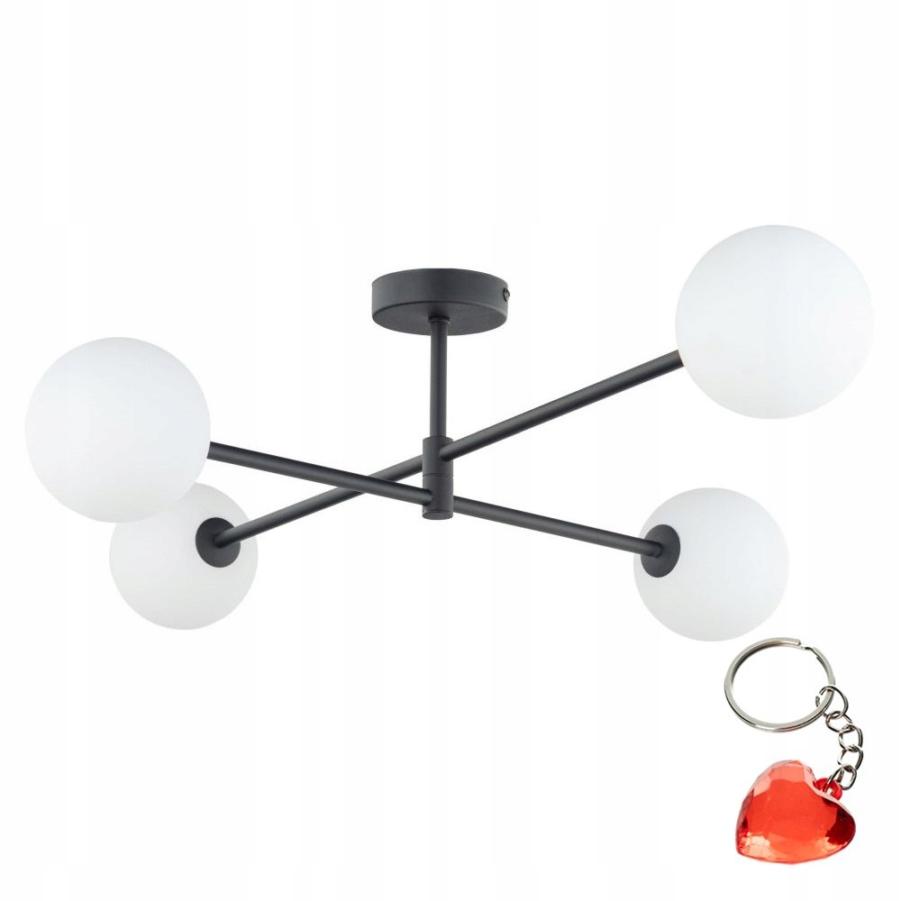 Stropná lampa Sarius Black 4735 Tk Lighting