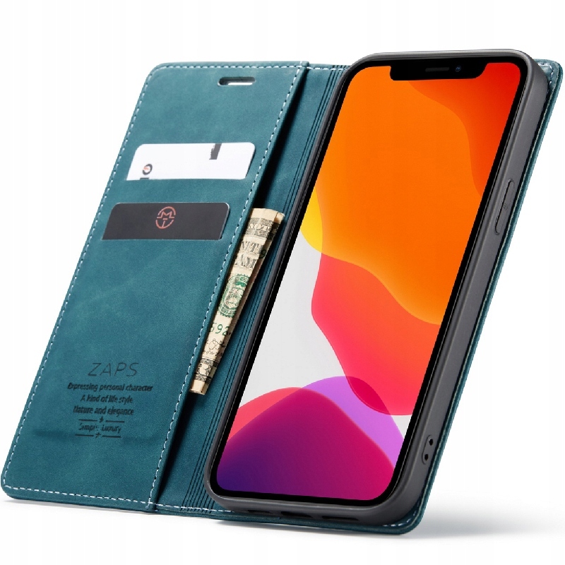 

Etui Zaps portfel z klapką do iPhone 12/12 Pro